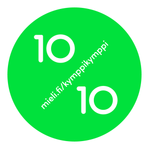 Maailman mielenterveyspäivän eli kymppikymppi-päivän vihreä logo